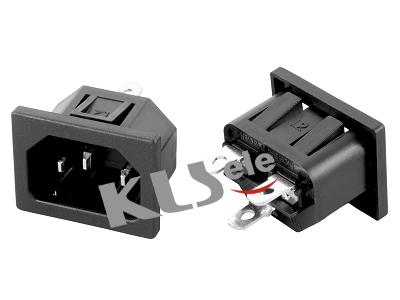 C14 AC power socket Solder Type