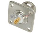 Flange Panel Mount N Connector (Jack,Female,50Ω)