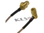 RF Cable For SMA Jack Female Straight  to SMA Plug Male Right