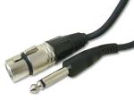 Microphone Cable (Mono Plug To XLR Plug)