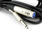 Microphone Cable (Mono Plug To XLR Plug)