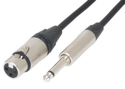 Microphone Cable (Mono Plug To XLR Plug)