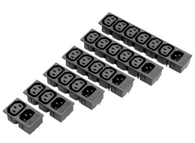 IEC 320 Power Inlet C13+C14+Fuse