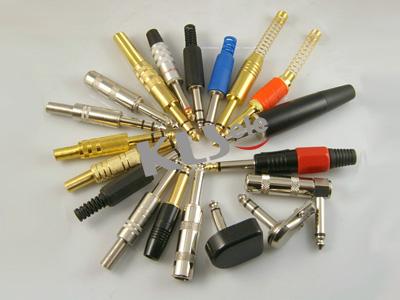 6.3mm Stereo Plug & 6.3mm Mono Plug 