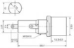Pane Mount Fuse Holder For Fuse 6.3×30mm