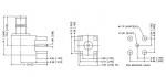 PCB Mount SMB Connector (Jack, Male,75Ω)