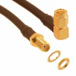 RF Cable For SMA Jack Female Straight  to SMA Plug Male Right