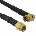 RF Cable For SMA Plug Male Straight To SMA Plug Male Right 