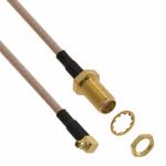 RF Cable For SMA Jack Female Straight  to MMCX Plug Male Right 