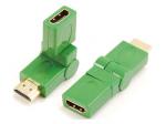 HDMI A male to HDMI A female adaptor,rotating 360˚

