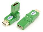 HDMI A male to HDMI A female adaptor,rotating 360˚

