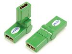HDMI A female to HDMI A female adaptor,rotating 360˚

