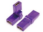 HDMI A female to HDMI A female adaptor,rotating 360˚

