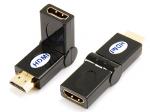 HDMI A male to HDMI A female adaptor,swing type

