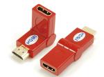HDMI A male to HDMI A female adaptor,swing type

