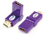 HDMI A male to HDMI A female adaptor,swing type

