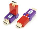 HDMI A male to HDMI A male adaptor,swing type

