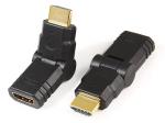 HDMI A male to HDMI A female adaptor,swing type

