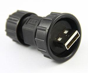 waterproof USB 2.0 connector IP67 