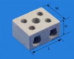 Ceramic terminal blocks