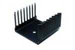 Channel style heatsink for TO‑220,SOT-32