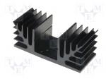 Extruded style heatsink for TO‑3,TO-66,SOT-9