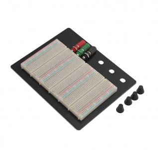 1100 Point Solderless Breadboard on aluminium backplate