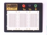 810 Point Solderless Breadboard on aluminium backplate