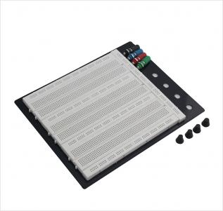 2420 Point Solderless Breadboard on aluminium backplate