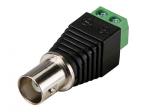 BNC FEMALE CONNECTOR to AV SCREW TERMINALS NO SOLDERfor CCTV/AV/REPAIRS