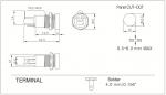 Pane Mount Fuse Holder For Fuse 5.2×20mm