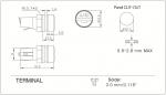 Pane Mount Fuse Holder For Fuse 5.2×20mm