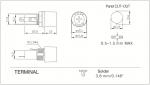 Pane Mount Fuse Holder For Fuse 5.2×20mm