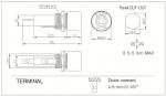 Pane Mount Fuse Holder For Fuse 6.3×30mm