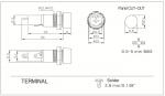 Pane Mount Fuse Holder For Fuse 5.2×20mm