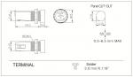 Pane Mount Fuse Holder For Fuse 5.2×20mm