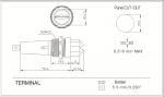 Pane Mount Fuse Holder For Fuse 7.0×45mm