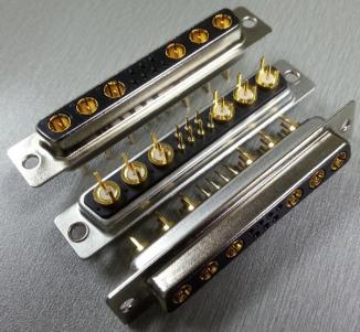 13W6 High current D-SUB RF Type Female & Male