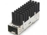 SFP+ cage 1x1 Press-fit with heat sink