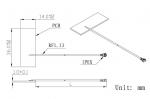 Wifi 2.4G/5.8G Antenna 
2dBi