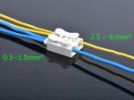 PUSH WIRE connector,for 2.5 mm²,Korea type
