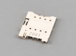 Micro SIM Card Connector,8P＋2P,PUSH PUSH,H1.28mm