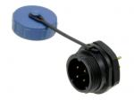 IP68  W17 CONN, Male Socket for Panel Mount, Solder