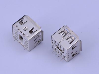 2X01 A Female Dip 180 USB Connector
