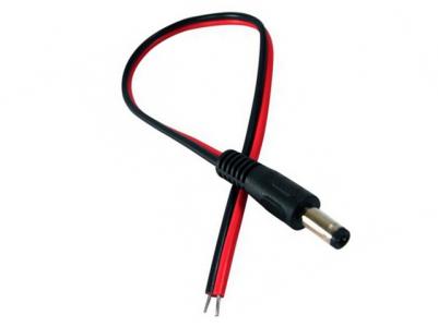 5.5x2.5x14 Male to Tin DC Cable