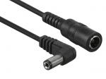 5.5x2.1x9.5 Male to Female DC Cable