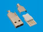 Solder A Male Plug USB Connector
