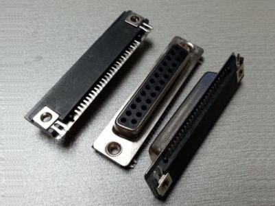 DR 2 Row SlimType D-SUB Connector 9P 25P Female Right angle