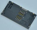 Smart Card Connector PUSH PULL,8P+2P