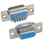 HDB 3 Row D-SUB Connector,Simple Solder Type,15P 26P 44P 62p Male Female